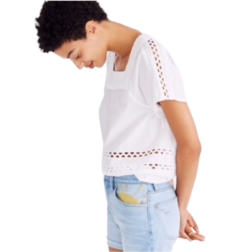 Madewell Angelica Eyelet Top - Picture 2 of 5